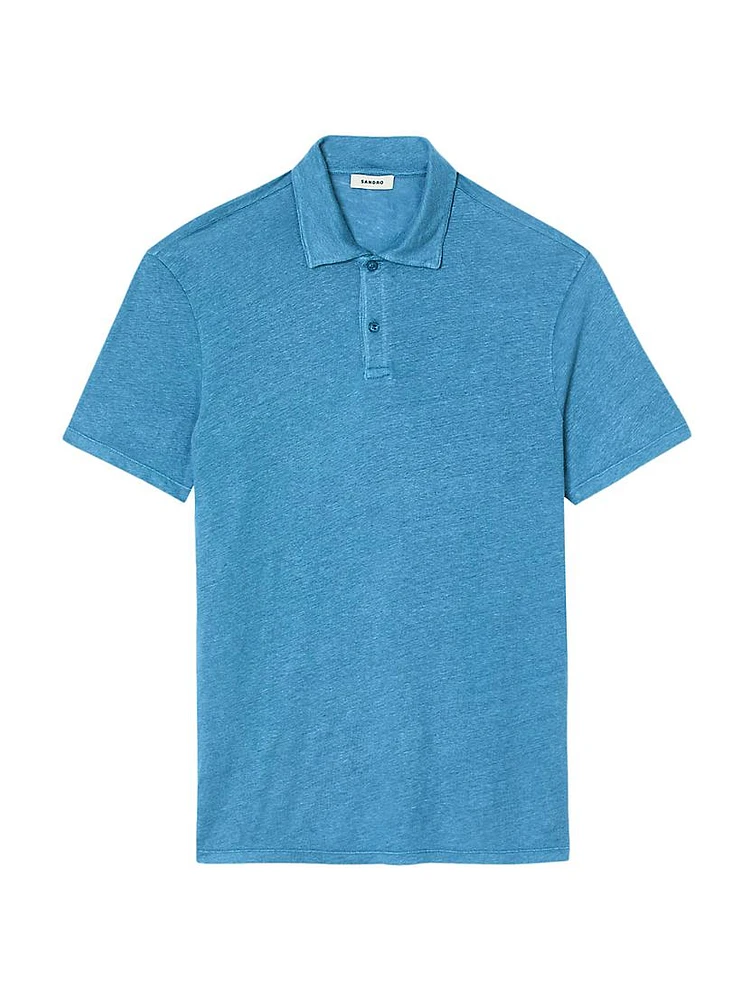 Linen Polo Shirt