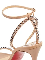 So Me 100MM Leather Sandals