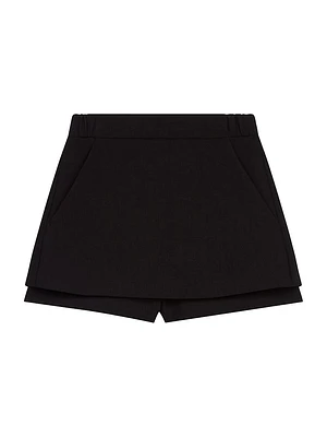 Crepe Skirt Shorts