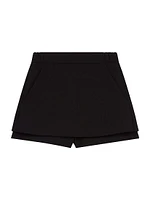 Crepe Skirt Shorts