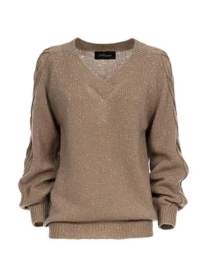 V-Neck Pullover Sweater