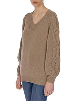 V-Neck Pullover Sweater