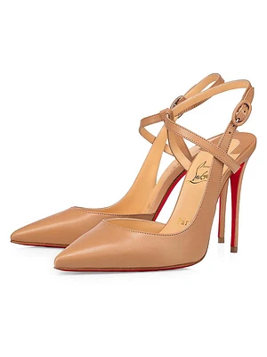 Jenlove Leather 100MM Strappy Pumps
