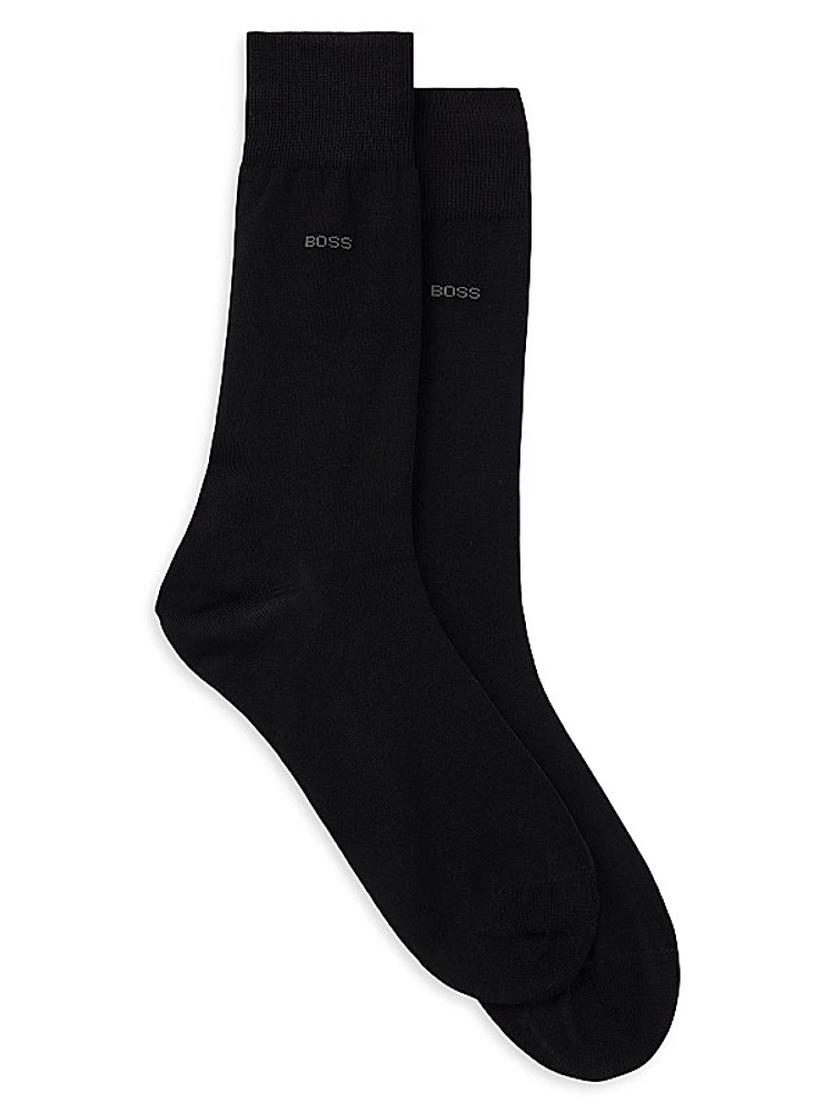 Two-Pack of Socks in an Egyptian-Cotton Blend