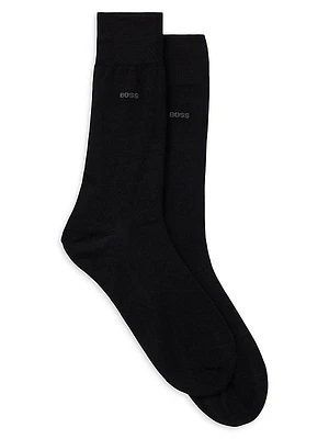 Two-Pack of Socks in an Egyptian-Cotton Blend