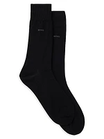 Two-Pack of Socks in an Egyptian-Cotton Blend