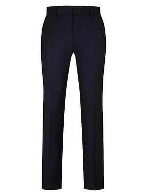 Formal Trousers in Virgin-Wool Serge