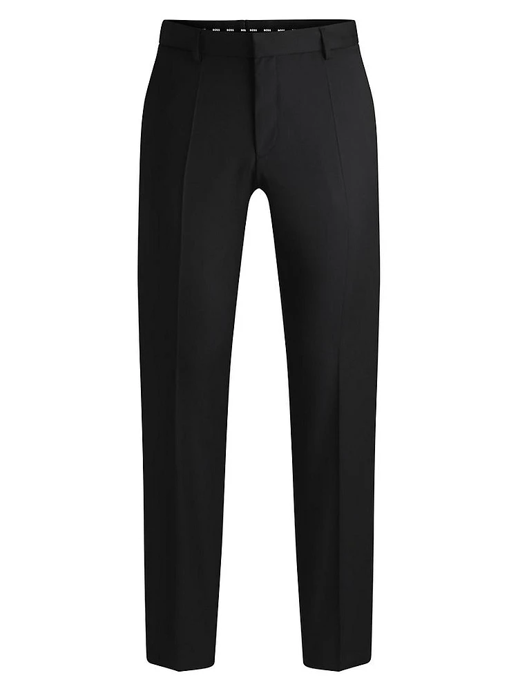 Formal Trousers in Virgin-Wool Serge