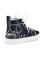 Little Boy's & Funnytopi High-Top Sneakers