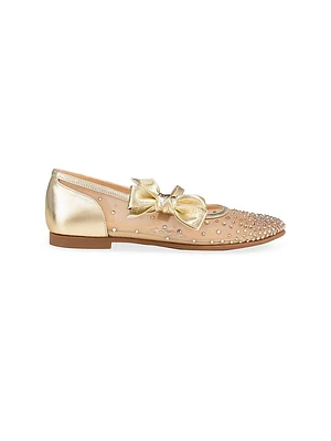 Little Girl's & Melodie Strass Ballet Flats