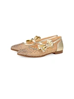 Little Girl's & Melodie Strass Ballet Flats