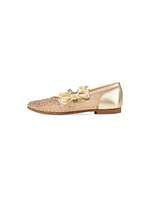 Little Girl's & Melodie Strass Ballet Flats