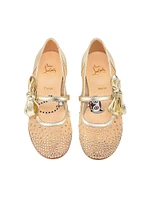 Little Girl's & Melodie Strass Ballet Flats