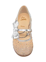 Little Girl's & Melodie Strass Ballet Flats