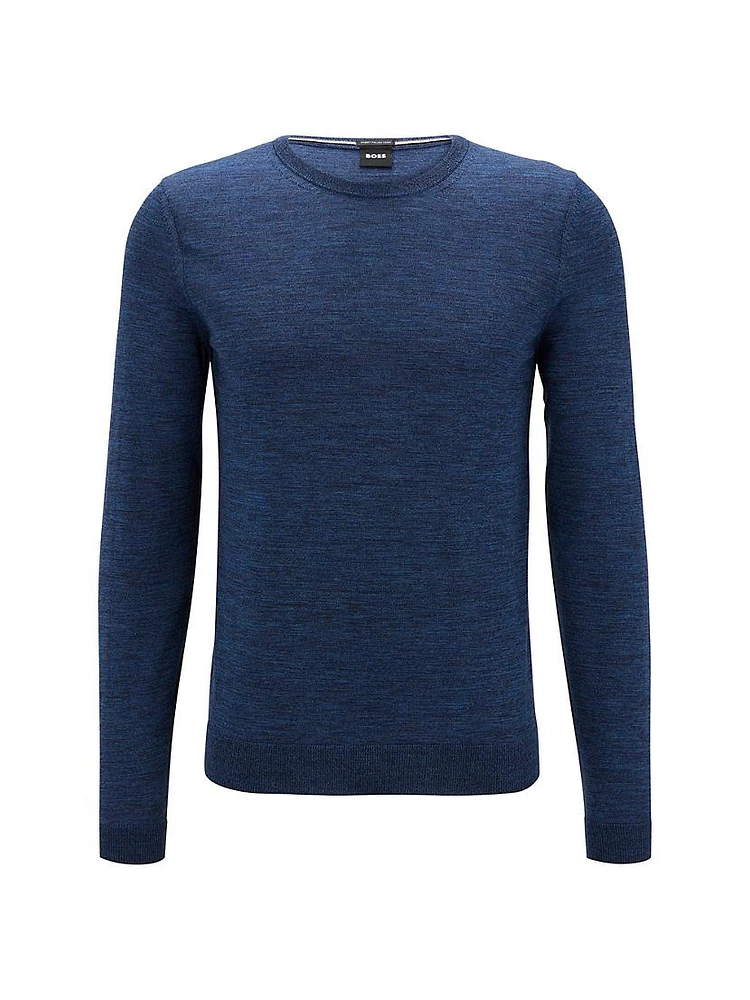 Slim-Fit Sweater Virgin Wool