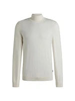 Slim-Fit Rollneck Sweater in Wool