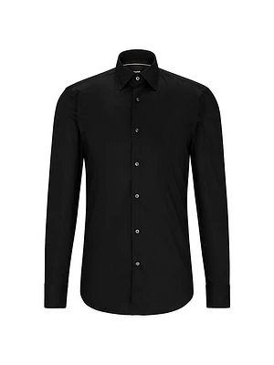 Slim Fit Shirt Easy Iron Cotton Poplin