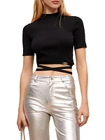 Criss-Cross Cropped Top