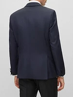 Slim-Fit Tuxedo Jacket in Wool Serge