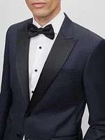 Slim-Fit Tuxedo Jacket in Wool Serge