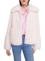 Short Fake Fur Coat