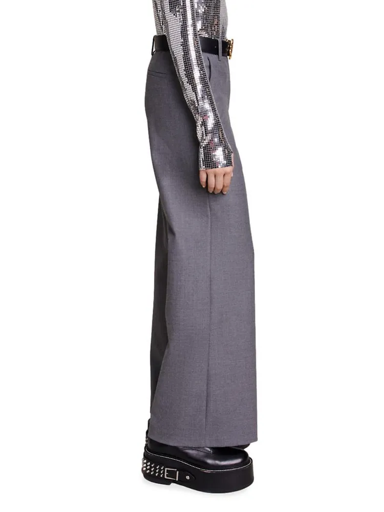 Wide-Leg Trousers