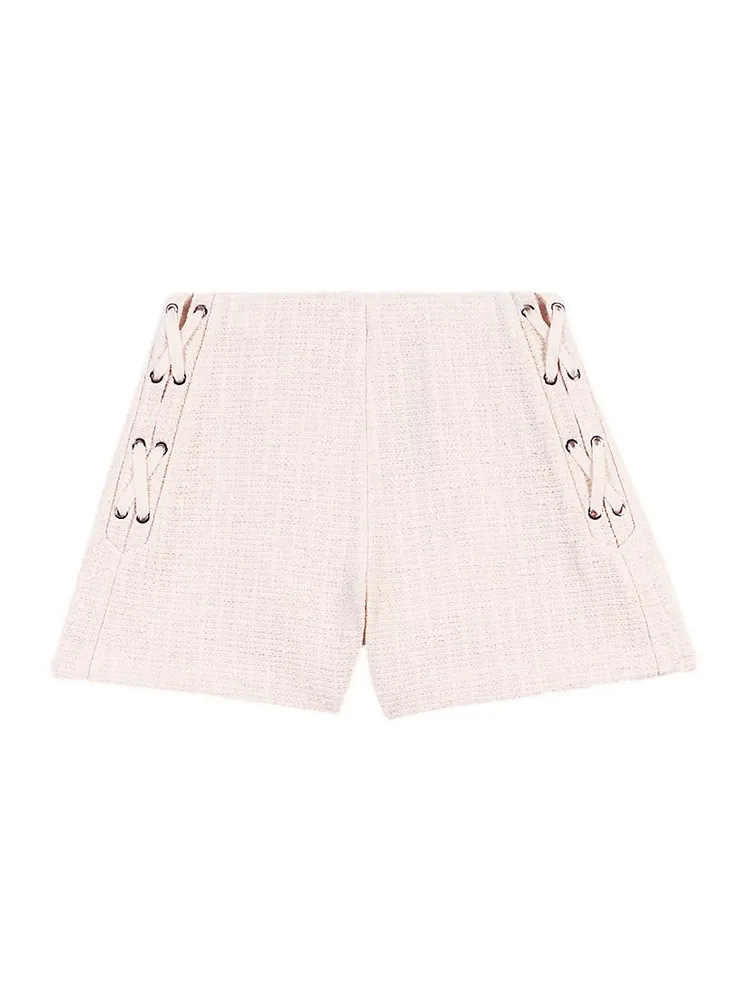 A-Line Shorts  Tweed