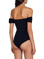 Open-Shoulder Bodysuit