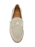 Penny Leather Flat Crosta Loafers