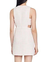 Openwork Tweed Dress