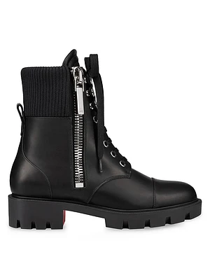 En Hiver Lug Leather Boots