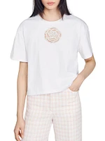 Rhinestone Rose T-Shirt