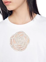 Rhinestone Rose T-Shirt