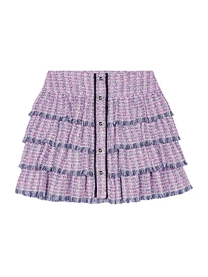 Short Tweed Skirt