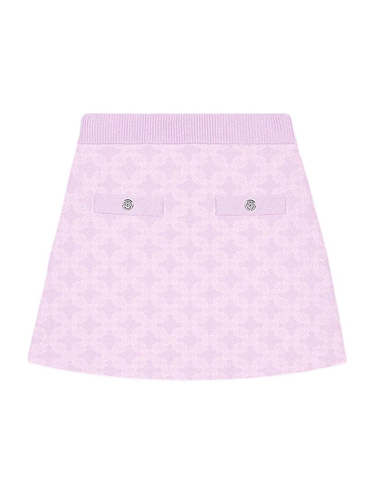 Jacquard Knit Skirt