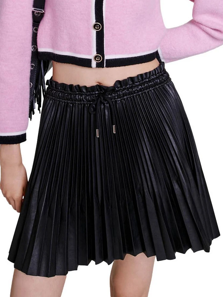 Short Pleated Skirt