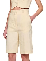 Straight-Leg Bermuda Shorts