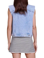 Sleeveless Denim Jacket