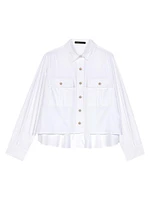 Cropped Cotton Shirt