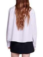 Cropped Cotton Shirt