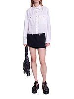 Cropped Cotton Shirt