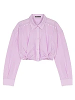 Ramie Cropped Shirt