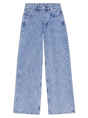 Rhinestone Baggy Jeans