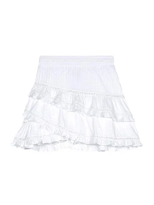 Short Embroidered Skirt