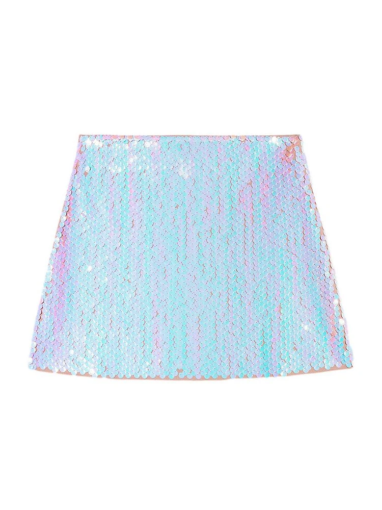 Sequin Knit Skirt