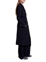 Tweed Trench Coat