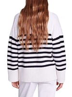 Breton Jumper with Zip Collar