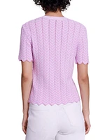 Openwork Knit Top