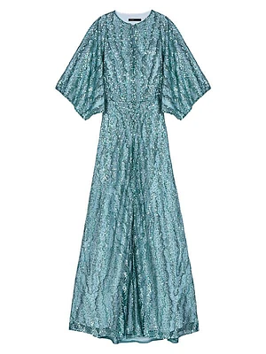 Sequin Maxi Dress