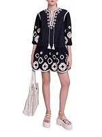 Short Embroidered Tunic Dress